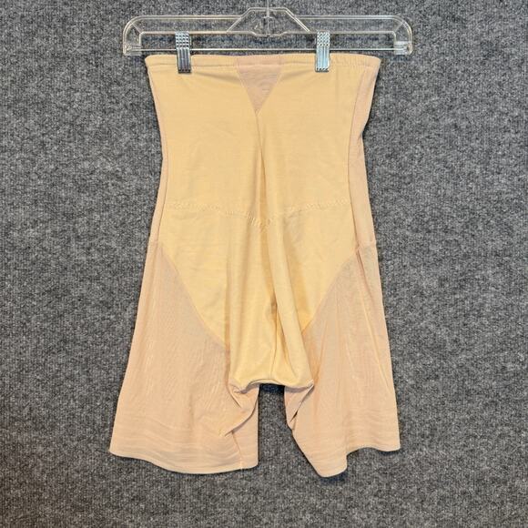 Miracle Suit Shorts Shapewear Women Large Beige High Waist Stretch Tummy Control - Picture 4 of 7